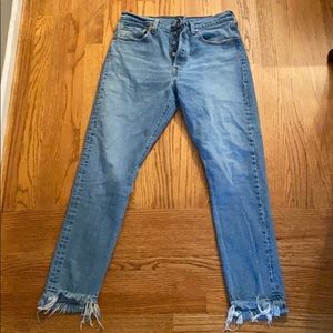 Levi’s 501 skinny jeans- Blue Mark